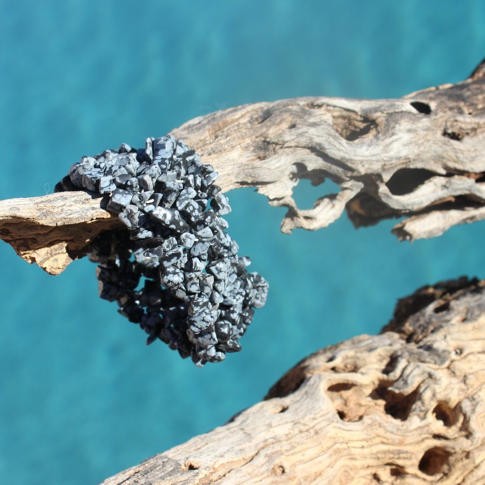 The Cleopatra Collection/ Snowflake Stretchy Bracelet